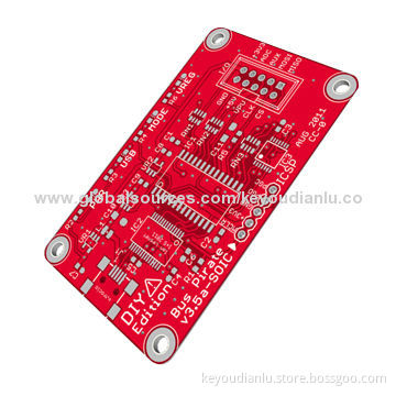 Electronic Circuit Board Assembly with HASL Lead-free, 0.2mm Minimum Hole Size